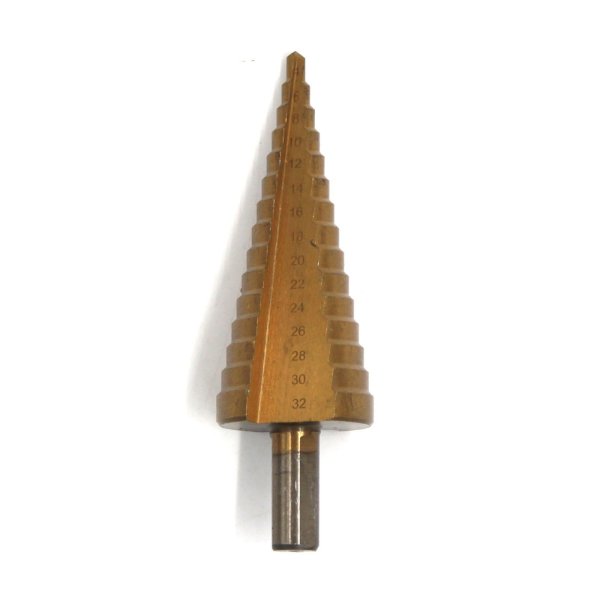 Stufenbohrer (Metallbohrer) 4-32 mm, TiN, 60-63 HRC