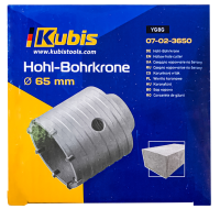 Hohl-Bohrkrone Set mit Adapter 65mm 100 mm, YG8C + SDS-Plus-Adapter 22*110 mm
